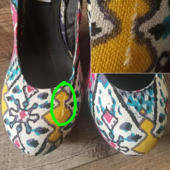 Steve Madden COLORFUL HEELS SIZE 5.5 - Picture 6 of 8